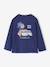 T-shirt manches longues garçon bleu ardoise+écru 1 - vertbaudet enfant 
