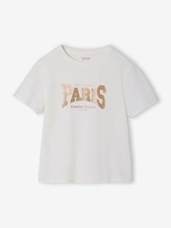 Tee-shirt fille imprimé manches courtes  - vertbaudet enfant