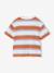 T-shirt garçon rayé orange imprimé 3 - vertbaudet enfant 