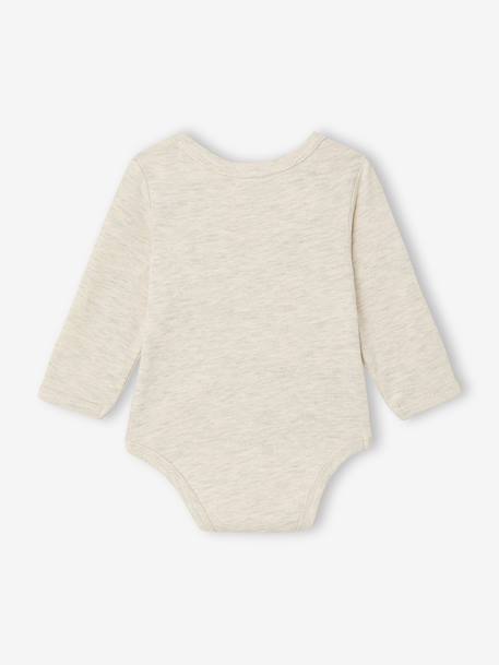 Lot 7 bodies bébé manches longues lot blanc 9 - vertbaudet enfant 