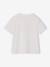 Tee-shirt fille imprimé manches courtes écru+mauve+rose+vert sauge 2 - vertbaudet enfant 