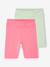 Lot 2 cyclistes fille sport rose+vert 1 - vertbaudet enfant 