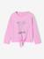 T-shirt fille à nouette mauve 2 - vertbaudet enfant 