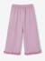 Pantacourt large fille lyocell kaki+lilas 9 - vertbaudet enfant 