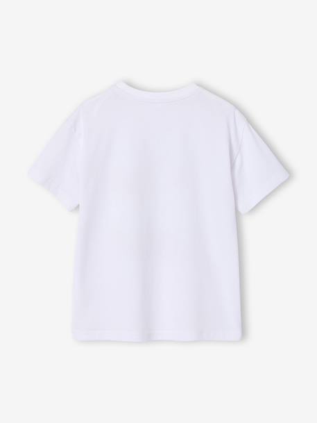 T-shirt garçon manches courtes animaux blanc+écru+vert sapin 2 - vertbaudet enfant 