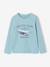 T-shirt garçon imprimé blanc chiné+bleu grisé+marine 4 - vertbaudet enfant 