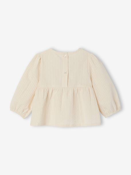 Blouse bébé fille écru 3 - vertbaudet enfant 