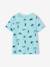 T-shirt garçon imprimé blanc chiné+bleu jean+lichen+menthe 11 - vertbaudet enfant 