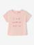 T-shirt bébé fille détails en crochet écru+rose pâle 5 - vertbaudet enfant 