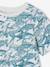 T-shirt garçon imprimé blanc chiné+bleu jean+lichen+menthe 3 - vertbaudet enfant 