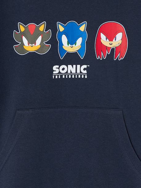 Sweat à capuche garçon Sonic marine 3 - vertbaudet enfant 