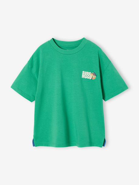 T-shirt garçon manches courtes vert 3 - vertbaudet enfant 