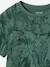T-shirt garçon imprimé blanc chiné+bleu jean+lichen+menthe 9 - vertbaudet enfant 