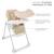 Chaise Haute 2 en 1,  ergonomique, inclinable, pliable avec hauteur réglable Beige+Gris+Vert 5 - vertbaudet enfant 