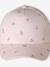 Casquette fille coton à motifs cerises rose pâle 3 - vertbaudet enfant 