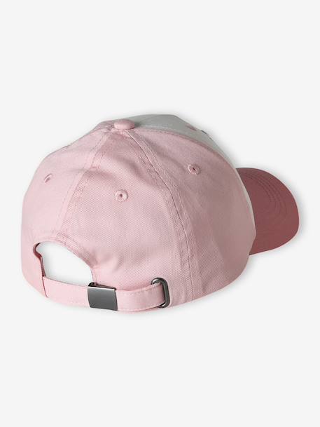 Casquette enfant fille coton brodée vieux rose 4 - vertbaudet enfant 