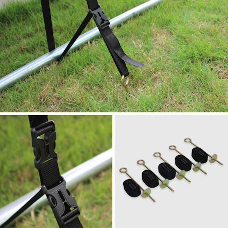 Pack accessoires pour trampoline ?460cm pack accessoires Noir 5 - vertbaudet enfant 