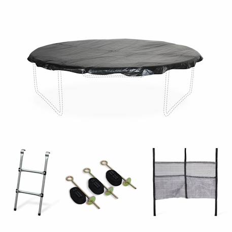 Pack accessoires pour trampoline ?305cm pack accessoires Noir 1 - vertbaudet enfant 