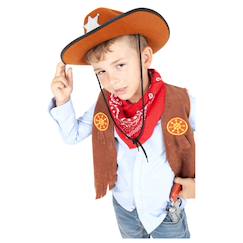 Jouet-Jeux d'imitation-Déguisements-Top et accessoires cowboy