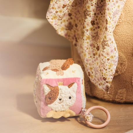 Panier de rangement miffy jacquard teddy biscuit (35 x 30 cm) Marron 6 - vertbaudet enfant 