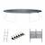 Pack accessoires pour trampoline ?490cm pack accessoires Noir 1 - vertbaudet enfant 