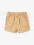 Short bébé garçon en toile taille élastiquée cappuccino+terracotta 2 - vertbaudet enfant 