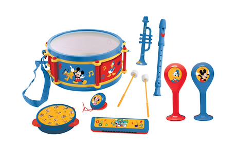 Coffret musical enfant 7 instruments - Mickey Mousse Bleu 1 - vertbaudet enfant 