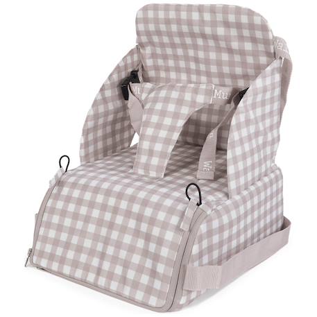 Réhausseur transportable caetana Beige+Vert 1 - vertbaudet enfant 