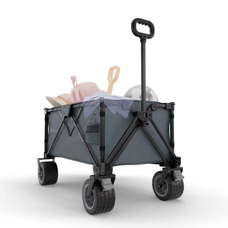 Brouette pliable 130 l tige telescopique roues 360 Noir+Noir / gris / anthracite 9 - vertbaudet enfant 