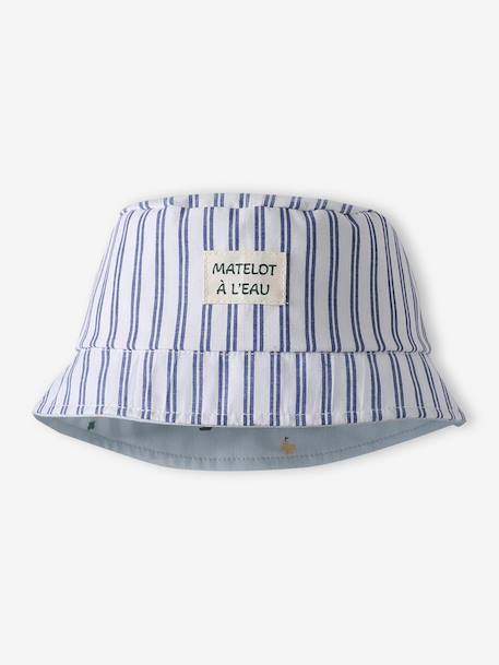 Bob bébé garçon réversible bleu ciel 2 - vertbaudet enfant 
