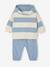 Ensemble bébé sweat et jogging bleu glacier 1 - vertbaudet enfant 