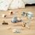 Coffret Dotti la vache en bois Multicolore 3 - vertbaudet enfant 