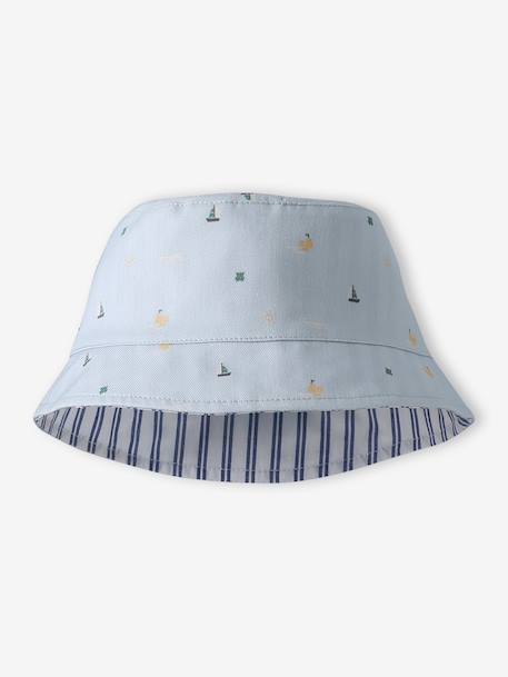 Bob bébé garçon réversible bleu ciel 1 - vertbaudet enfant 