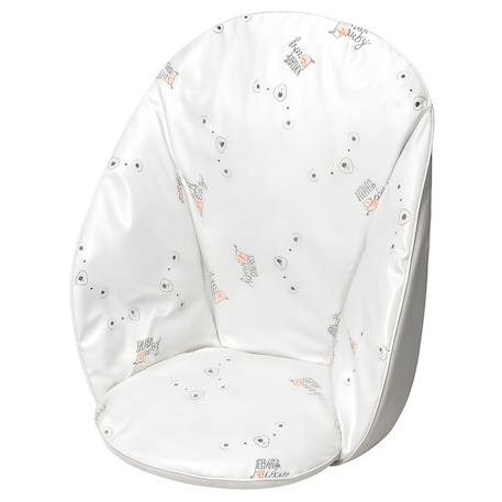 Coussin de chaise haute bébé Blanc 1 - vertbaudet enfant 