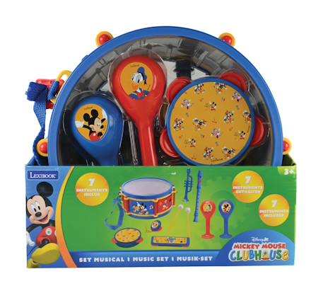 Coffret musical enfant 7 instruments - Mickey Mousse Bleu 3 - vertbaudet enfant 