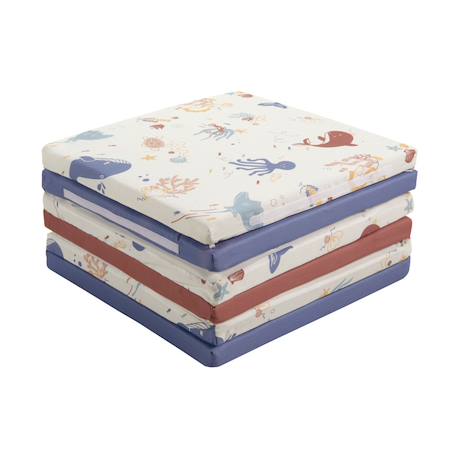 Maxi tapis d’éveil multifonction 5 en 1 Modèle trésors de l'océan 4 - vertbaudet enfant 