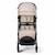 Poussette Compacte Kinderkraft INDY 3 avec Pliage à Une Main CLICK & FOLD, Position Allongée et Roues TPR Durables Beige+Gris+Noir 3 - vertbaudet enfant 