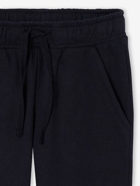 Pantalon garçon jogger en molleton encre+noir imprimé+vert sauge 6 - vertbaudet enfant 