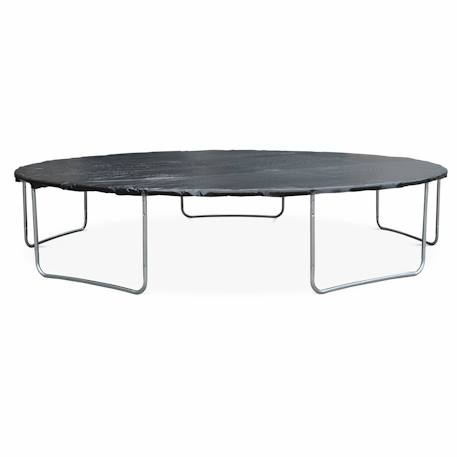 Pack trampoline ø460cm neptune xxl et filet, échelle, bâche, filet chaussures, kit d'ancrage Gris 3 - vertbaudet enfant 