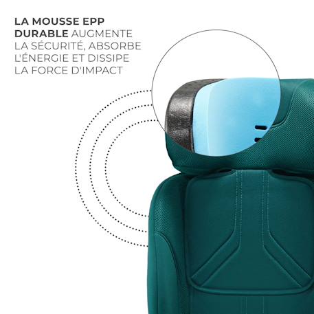 Siège Auto Kinderkraft XRIDER 2 i-Size avec Rotation 360°, ISOFIX, SPS+, H-GUARD+, EASY GROW et Jambe de Force Gris+Noir+Vert 16 - vertbaudet enfant 