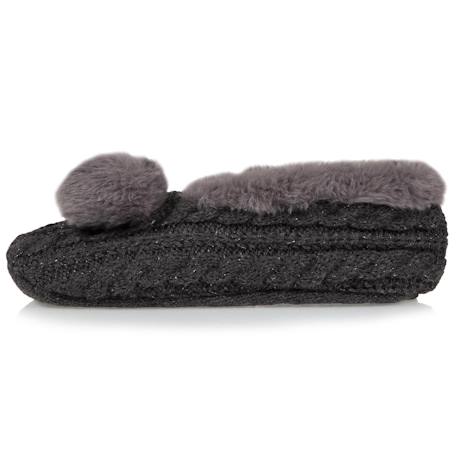 Chaussettes d'intérieur Gris foncé 3 - vertbaudet enfant 