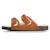 Chaussons mules ouvertes ultra-confortables patch talon, en cuir Camel 3 - vertbaudet enfant 