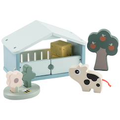 Coffret Dotti la vache en bois  - vertbaudet enfant