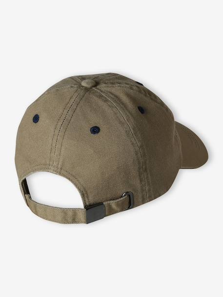 Casquette coton ajustable kaki 3 - vertbaudet enfant 