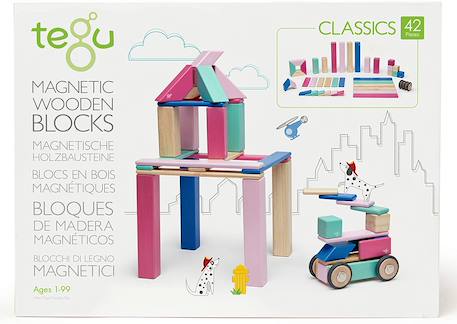 Set de construction magnétique 42 pièces Rose 2 - vertbaudet enfant 