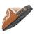 Chaussons mules ouvertes ultra-confortables patch talon, en cuir Camel 5 - vertbaudet enfant 