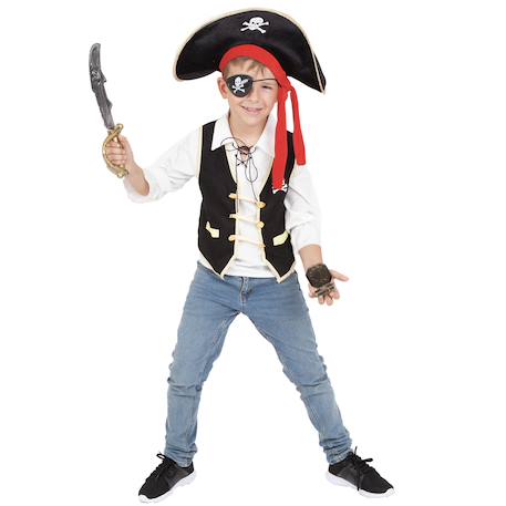 Top et accessoires pirate Noir 1 - vertbaudet enfant 