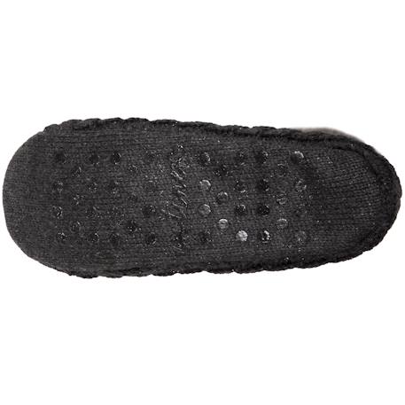 Chaussettes d'intérieur Gris foncé 4 - vertbaudet enfant 