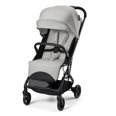 Poussette Compacte Kinderkraft INDY 3 avec Pliage à Une Main CLICK & FOLD, Position Allongée et Roues TPR Durables Beige+Gris+Noir 10 - vertbaudet enfant 