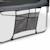 Pack trampoline ø460cm neptune xxl et filet, échelle, bâche, filet chaussures, kit d'ancrage Gris 4 - vertbaudet enfant 